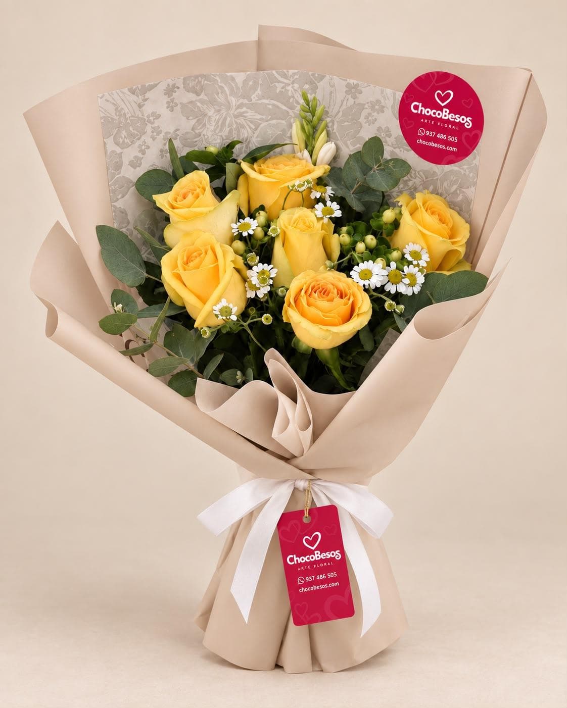 Ramo de 6 Rosas